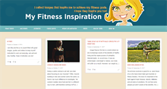 Desktop Screenshot of myfitnessinspiration.com
